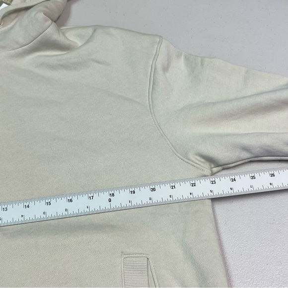 Goodfellow Men's Cream Hoodie Ultra-Soft Fleece Sweater Size L - Picture 11 of 13